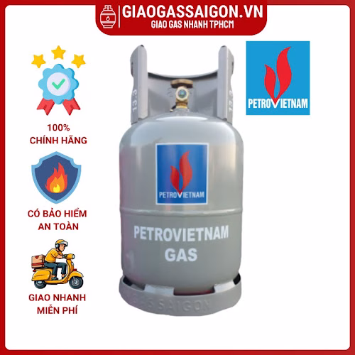 Bình Gas Petro VietNam 12kg màu xám
