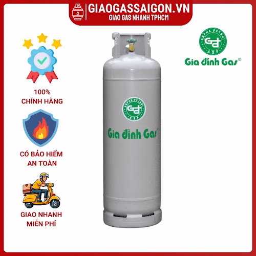 Bình Gas Gia Đình 45Kg màu xám - GAS BÌNH MINH