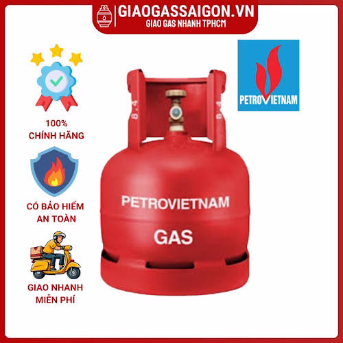 Bình Gas Petro VietNam 6kg màu đỏ