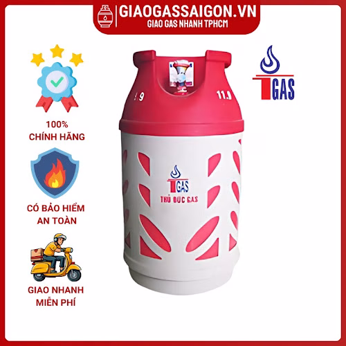Bình gas Thủ Đức 12kg vỏ nhựa HDPE