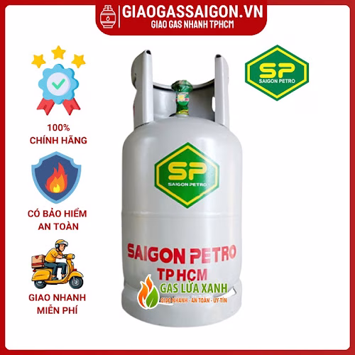Bình Gas Saigon Petro 12Kg Màu Xám