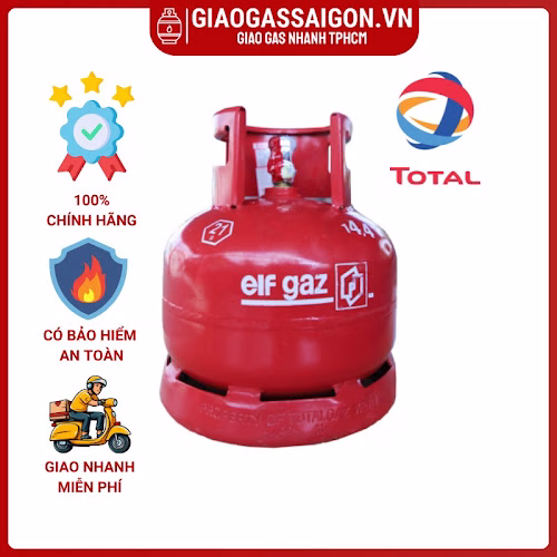Bình Gas ELF 6,5kg Màu Đỏ