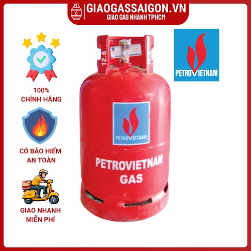 Bình Gas Petro VietNam 12kg màu đỏ