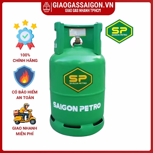 Bình Gas Saigon Petro 12Kg Màu Xanh