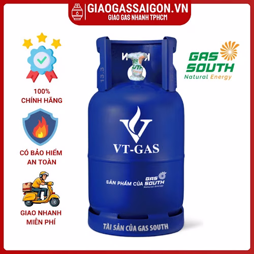 Bình gas VT Gas 12kg màu xanh đen