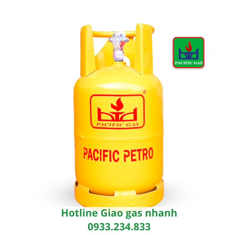 Bình gas Pacific Petro Vàng 12kg